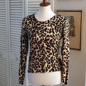 H&M leopard print cardigan